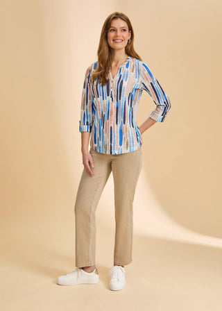 FDJ Henley Top Neutral