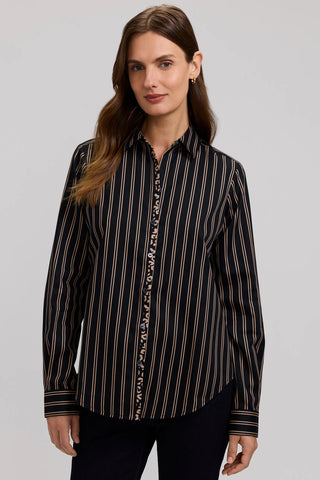 Foxcroft Charlie Black Almond Blouse