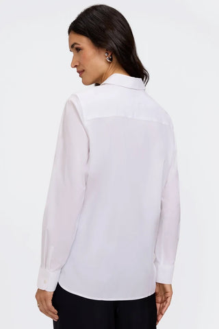 Foxcroft Kylie Long Sleeve White