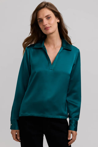 Renuar Blouse Deep Sea