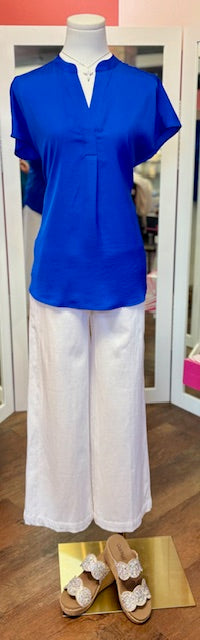 Renuar Royal Blue Blouse