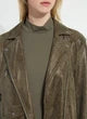 Lysse Emery Suede Moto Jacket Woodland