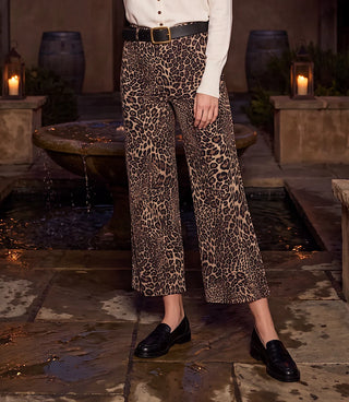 Karen Kane Crop Pant Cheetah