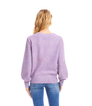 Sequin Sweater Lavender
