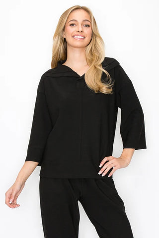 Joh Kourtney Top Black
