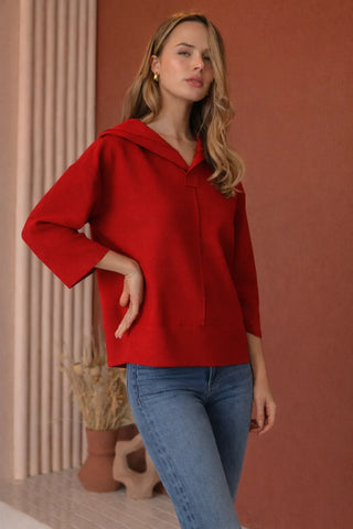 Joh Kourtney Top Red