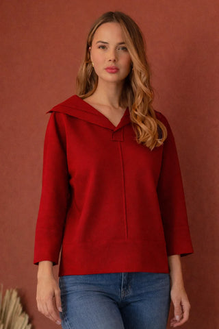Joh Kourtney Top Red