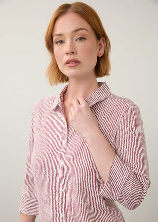FDJ Striped fig Tunic