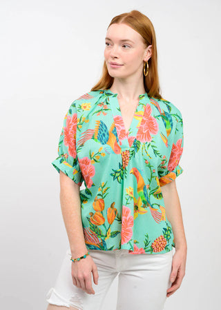 Ivy Jane Dolman Sleeve Aqua