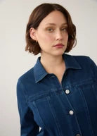 FDJ Long Jacket Dark Wash