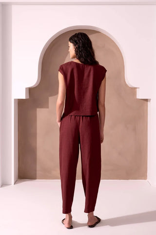 Tribal Crop Pant Terra