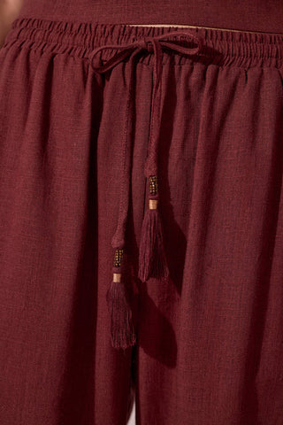 Tribal Crop Pant Terra