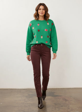 Christmas Presents Green sweatshirt