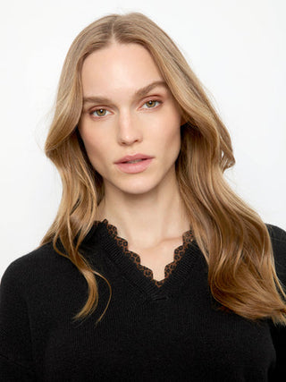 Charlieb black  Long Sleeve sweater