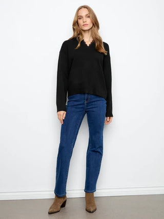 Charlieb black  Long Sleeve sweater