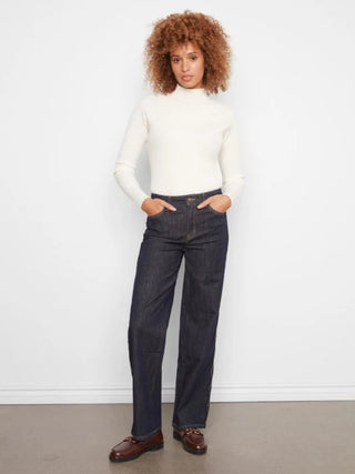 Charlie B Straight Leg Pant Deep Blue