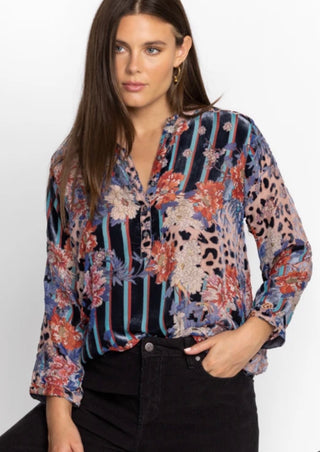 Johnny Was Ontari Burnout Tunic Silk Revival