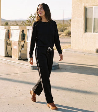 Karen Kane Edge Stitch Pant Black
