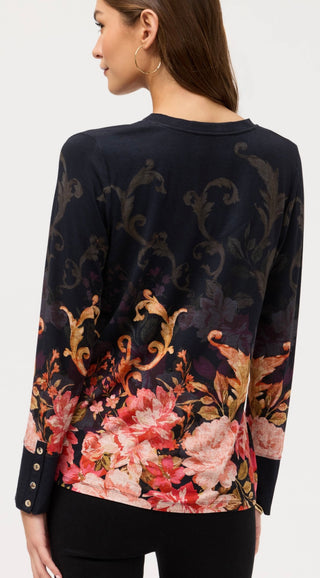 Johnny Was The Janie Favorite Henley Cherie Top