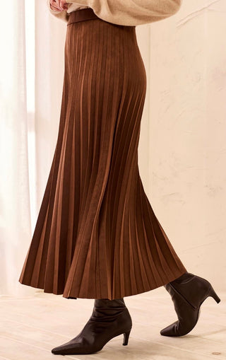 Tribal Pullon Pleated Hickory skirt