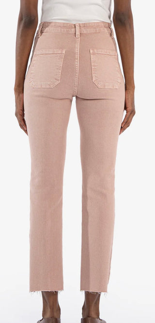 Kut high rise ankle Reese Rose