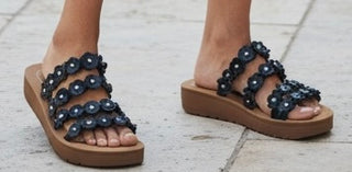 Corkys black Garden Party Sandals