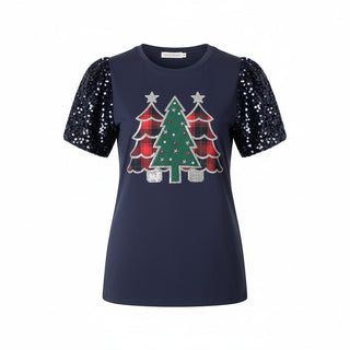 Grace& Emma Festival Forest Top Navy