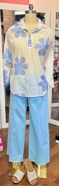 Flower power summer top.