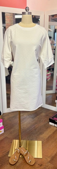 Karen Kane Embellished White Dress