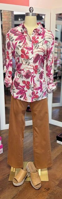 Renuar Orchid combo Blouse