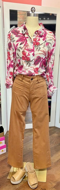 Renuar Orchid combo Blouse