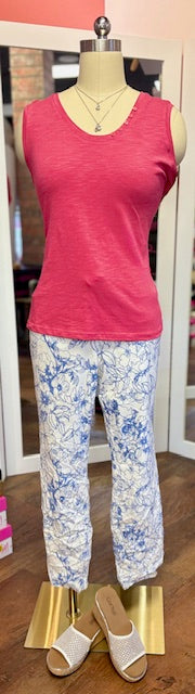 Charlie B Crinkle Jogger Coastal