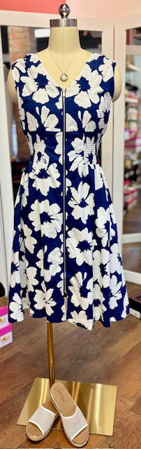 Charlie B Dahlia front zip dress
