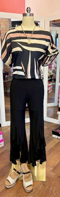 Renuar Blouse Mocha Combo