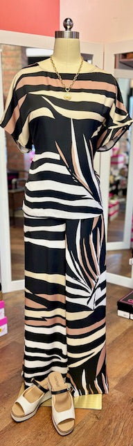 Renuar Blouse Mocha Combo