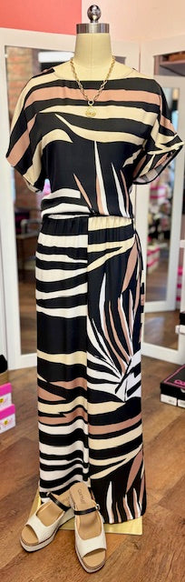 Renuar Blouse Mocha Combo