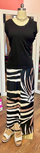 Renuar Black Knit Top