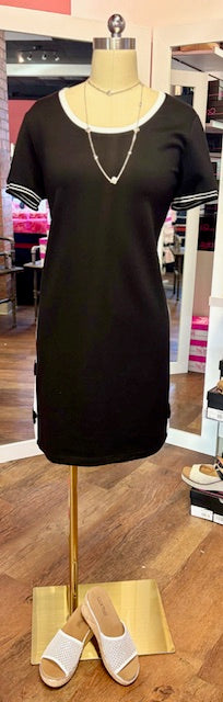 Orly Black Cream Dress