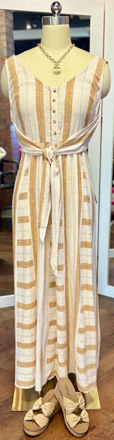 Tribal Maxi Sash Sahara Beige