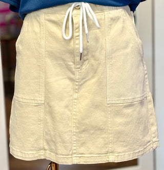 CharlieB fog Twill Skort