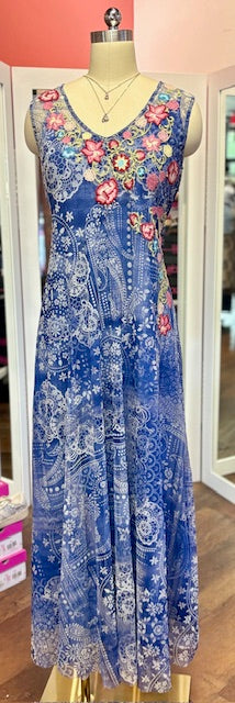 Johnny Was Odalys Mesh Dress Irina
