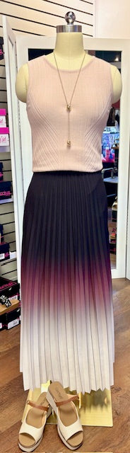 Lysse ombre Fortunata pleated skirt