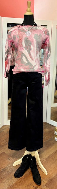 CharlieB Reverse Sweater Pink Slush