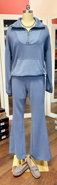 Tribal Pull On Pant Slate Blue
