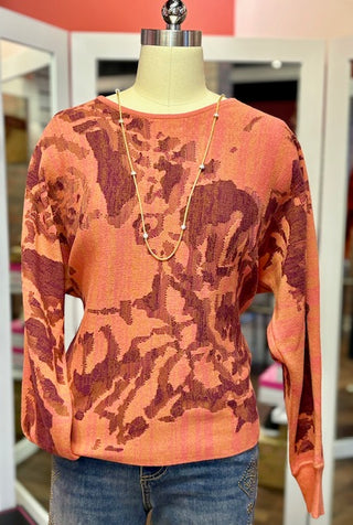 Tribal 2Way Sweater Coral Blz