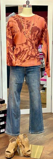 Tribal 2Way Sweater Coral Blz