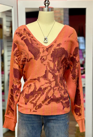 Tribal 2Way Sweater Coral Blz