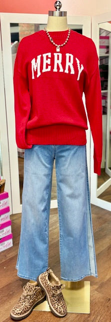 Merry Sweater Red