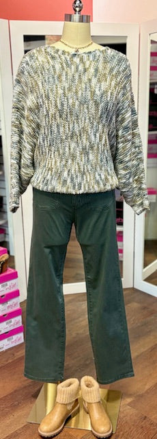 Renuar Top Mix Color Yarn Tan
