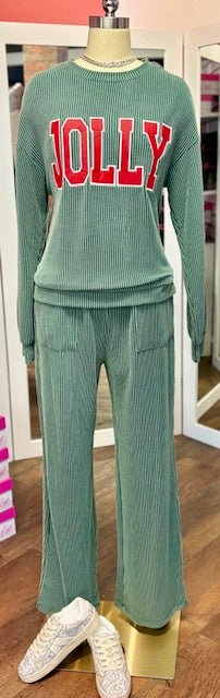 AA Jolly Corduroy Green Pants